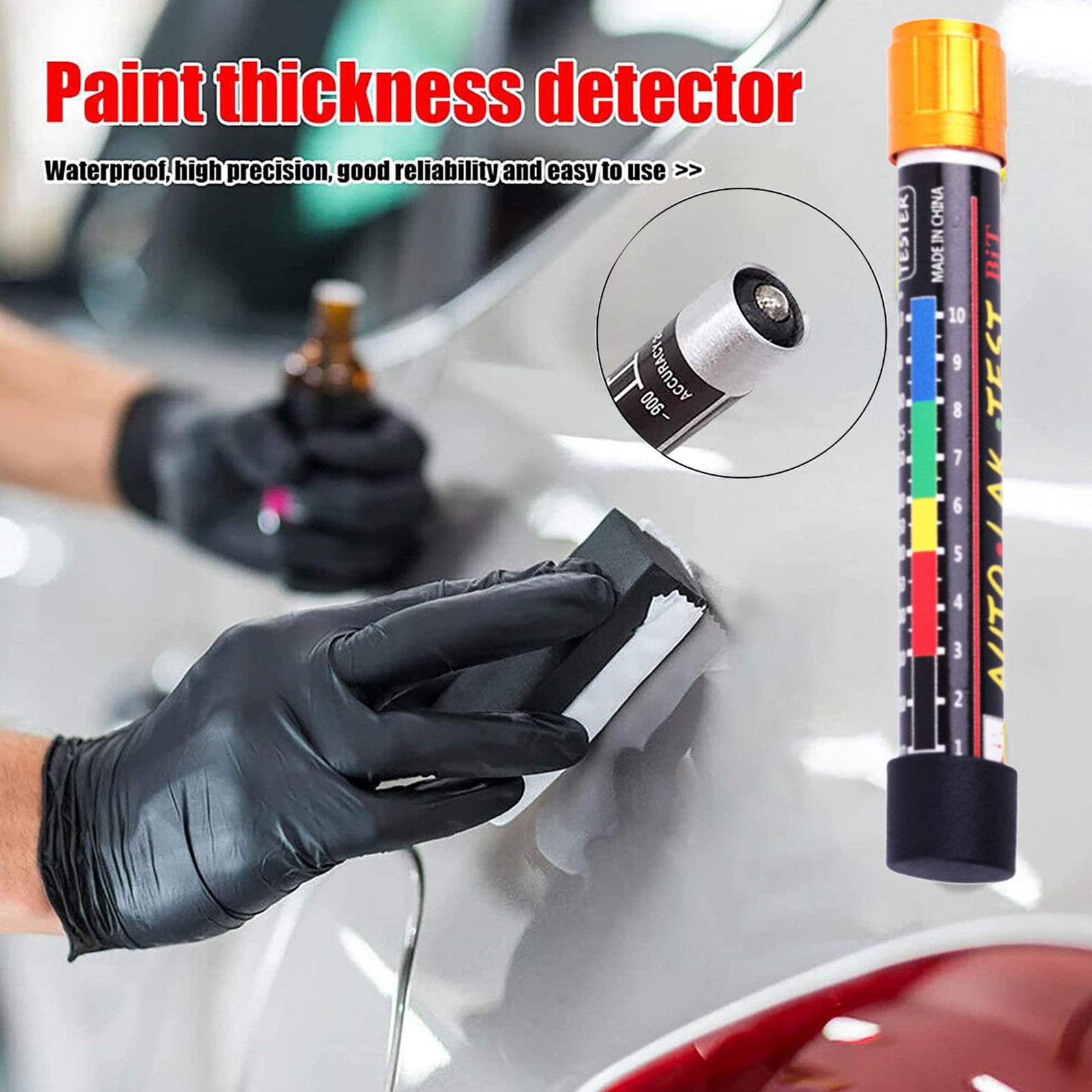 Paint Thickness Gauge - เครื่องวัดความหนาสีรถยนต์แบบมืออาชีพ เครื่องวัดคุณภาพสูงสำหรับตรวจสอบสีรถยนต์หลังเกิดอุบัติเหตุ