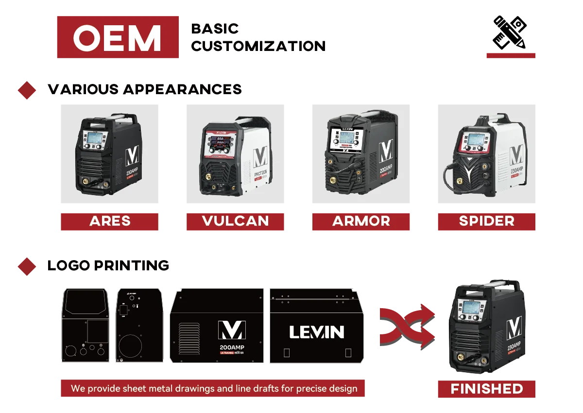 Tig Welder Machine - เครื่องเชื่อม MSLEVIN OEM ODM XTRAMIG Synergy