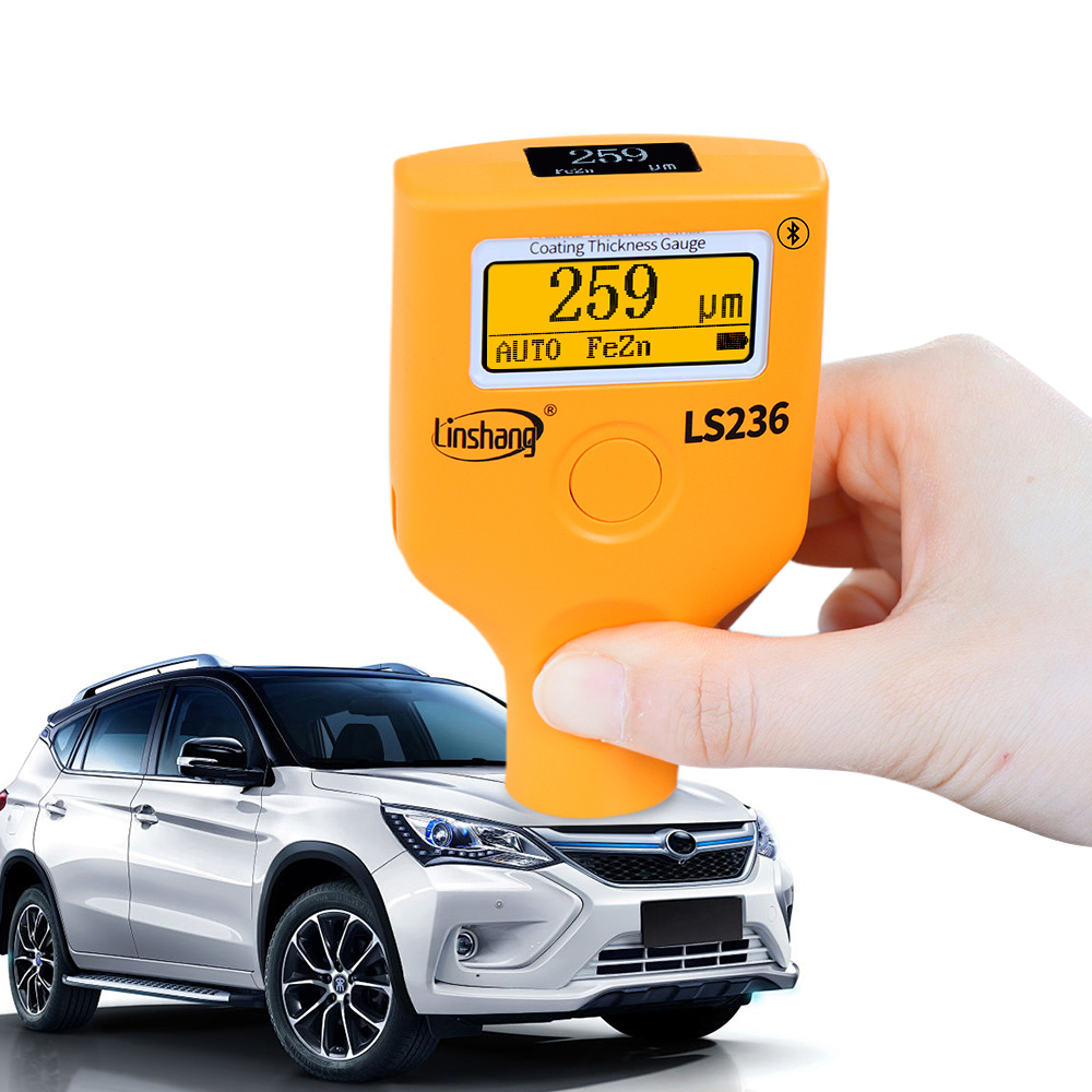 Paint Thickness Gauge - เครื่องวัดความหนาสีรถยนต์แบบพกพา LS236 ลดราคา พร้อมหน้าจอคู่