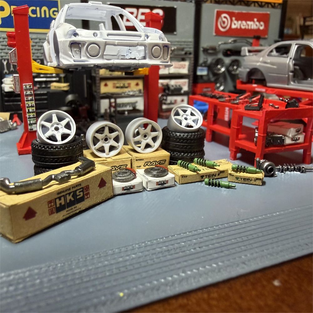 ไดโอรามา 1:64 โมเดลฮับคาลิปเปอ - Auto Repair Shop Japan บทวิจารณ์และราคา